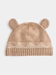 JoJo Maman Bébé Brown Fairisle 3-Piece Fairisle Knit Set - Image 8 of 11