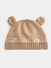 JoJo Maman Bébé Brown Fairisle 3-Piece Fairisle Knit Set - Image 9 of 11
