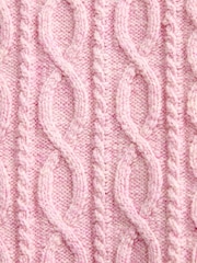 JoJo Maman Bébé Flopsy Embroidered Cable Knit Cardigan - Slika 4 iz 4