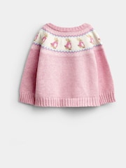 Jojo Maman Bébé Flopsy Fairisle Cardigan & Legging Set - 圖片 3，共 6