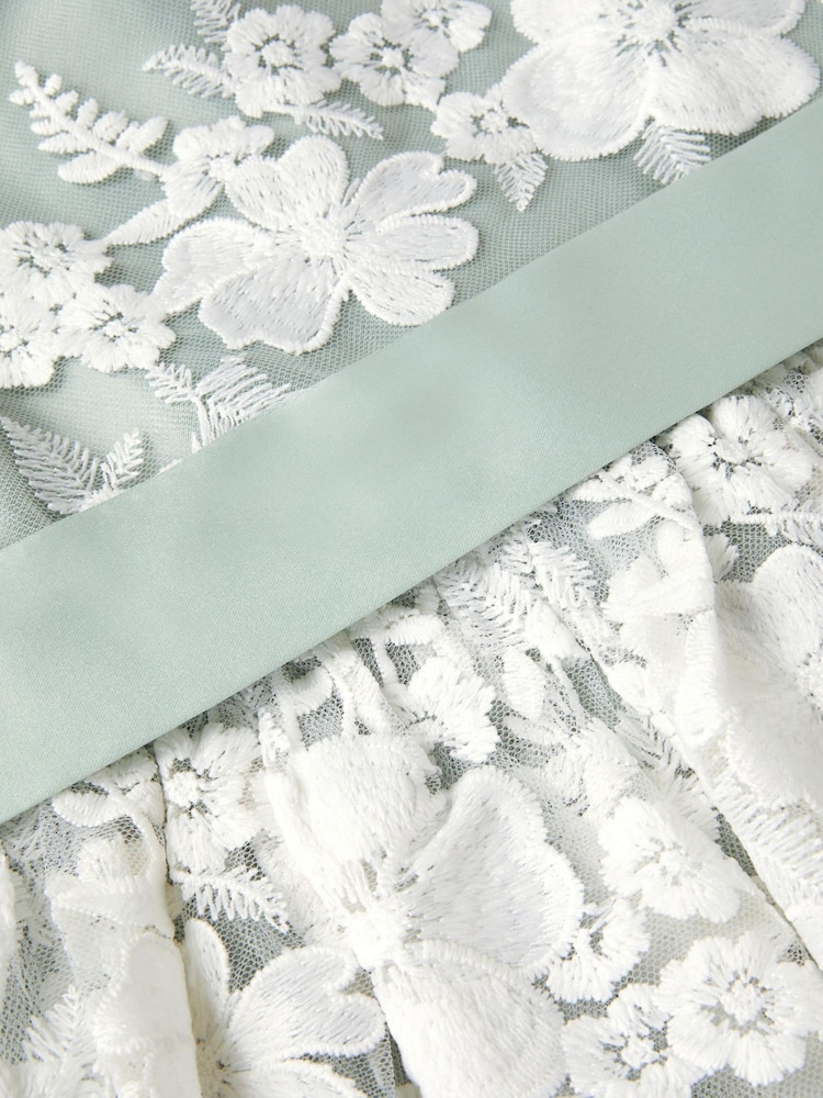 Robe Monsoon Felicity en maille brodée Fleuri - Image 4 de 4