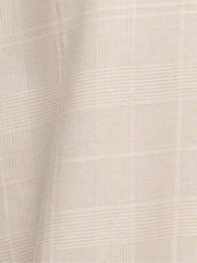 Barbour® Natural Kingswell Textured Tartan Long Sleeve Relaxed Shirt - Image 6 of 6