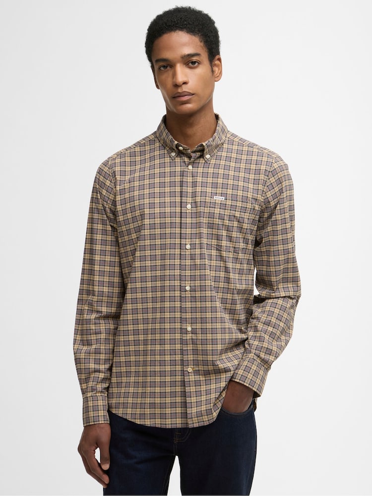 Barbour® Brown Lomond Tailored Tartan Shirt - Image 1 of 6