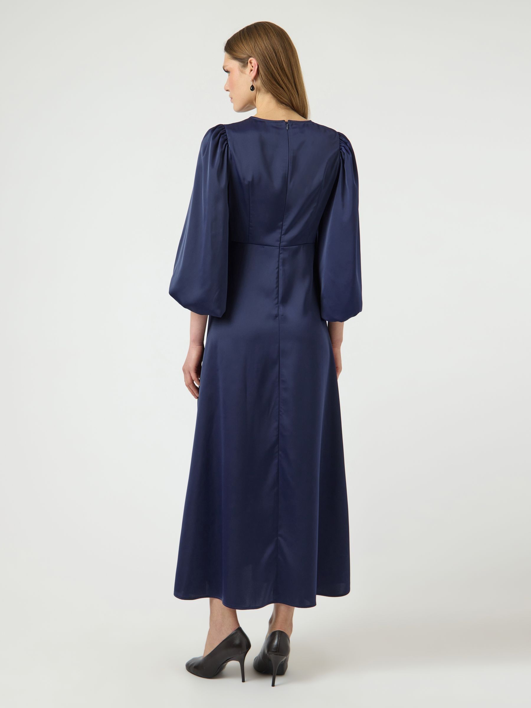 Buy Y.A.S Blue Half Sleeve Ruched Maxi Dress from Next USA