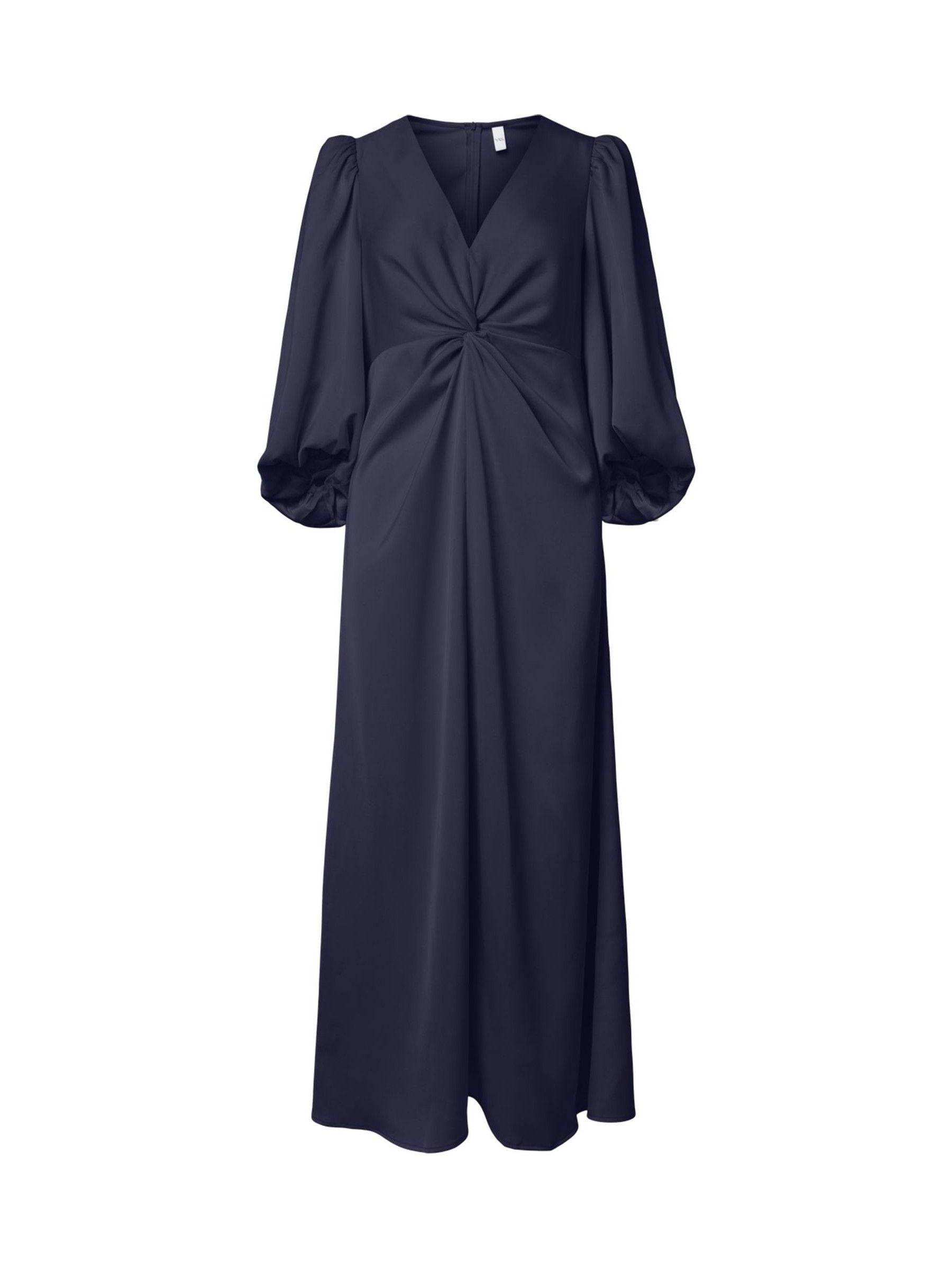 Buy Y.A.S Blue Half Sleeve Ruched Maxi Dress from Next USA