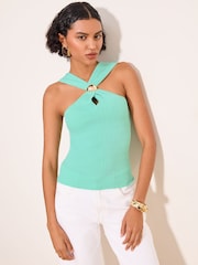 Lipsy pleteni Halter vez top - Slika 1 od 4