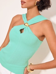 Lipsy pleteni Halter vez top - Slika 3 od 4