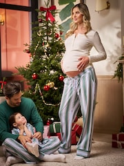 Seraphine Maternity Stripe Family Matching Christmas Pyjama Set - 7的图像6｝