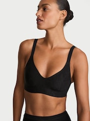 Victoria's Secret Black Featherweight™ Medium Impact Lace Sports Bra - Image 1 of 2