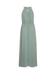 VILA Green Halterneck Maxi Dress - Image 6 of 6