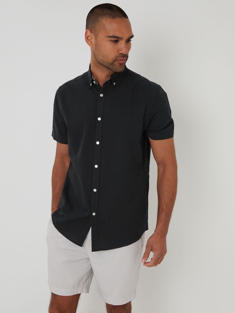 Threadbare Black Short Sleeve Shirt - Image 1 of 4