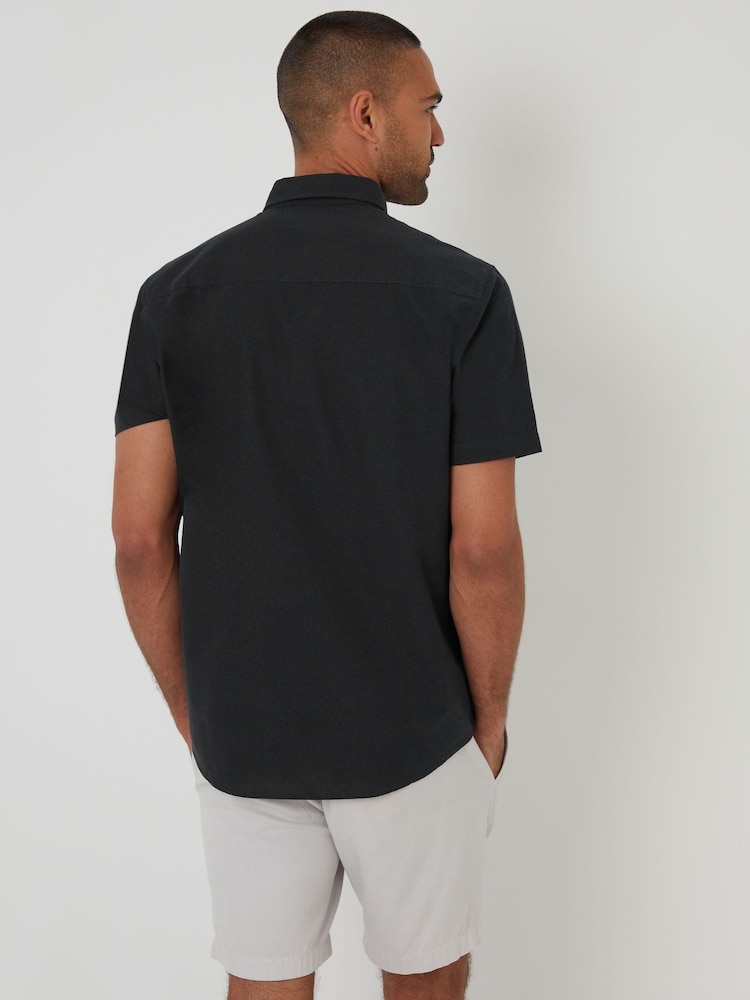 Threadbare Black Short Sleeve Shirt - Image 2 of 4