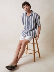 Camisa de manga corta de crochet con corte holgado de Threadbare - Imagen 3 de 4