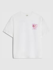 River Island White Valentines Love Vibes T-Shirt - Image 2 of 4