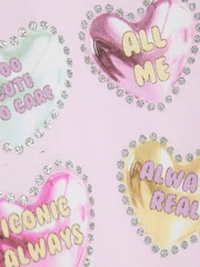 River Island White Valentines Love Vibes T-Shirt - Image 4 of 4