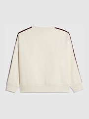 River Island Cream LA Sports Side Stripe Sweatshirt - Image 2 of 4