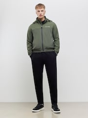 River Island Green Neoprene Hooded Bomber - Image 3 of 4