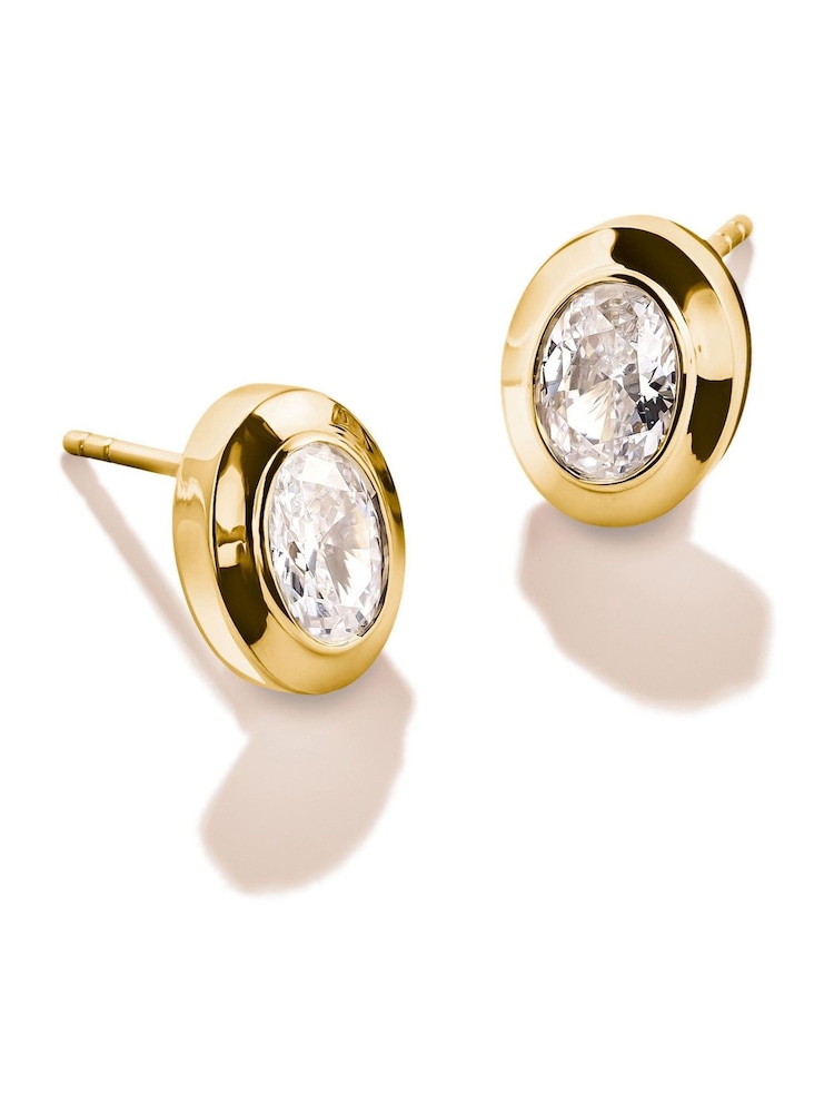Thomas Sabo 925 Sterling Silver Bold Elegance Ear Studs With Zirconia Stone - Image 1 of 3