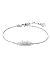Thomas Sabo Silver Tone Bold Elegance Bracelet With Sparkling Zirconia - Image 1 of 2