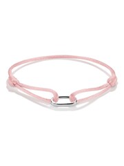 Thomas Sabo Pink Charm Connect Textile Bracelet - Image 1 of 3