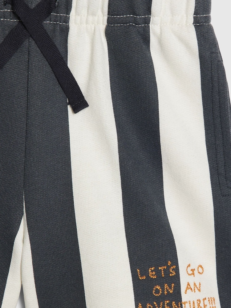 River Island Blue Abbie Rosie Oversized Striped T-Shirt & Shorts Set - Image 5 of 5