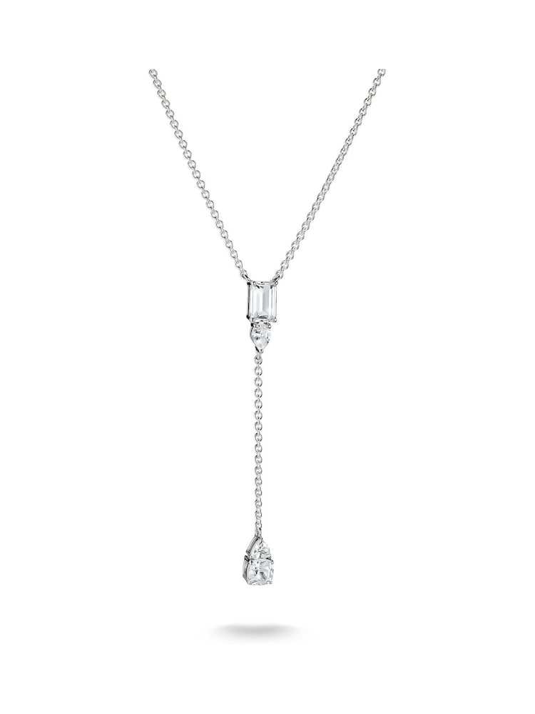 Thomas Sabo Silver Tone Bold Elegance Y-Chain With Zirconia - Image 1 of 3 Thomas Sabo Silver Tone Bold Elegance Y-Chain With Zirconia - Image 1 of 3