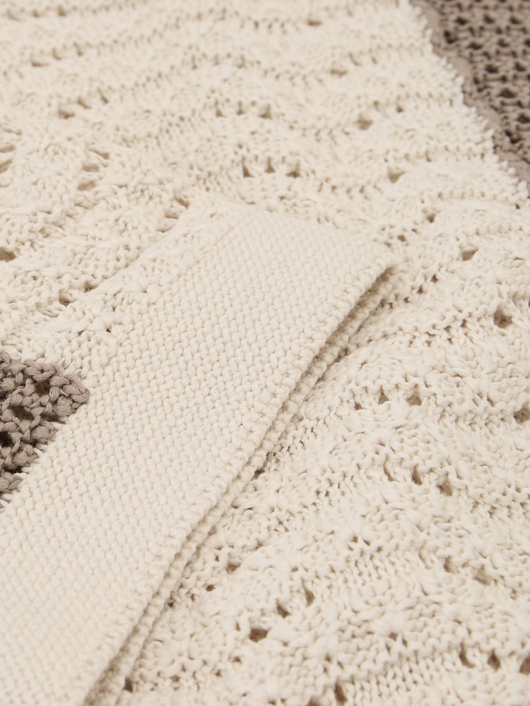 T-shirt rayé en coton crocheté Reiss Shean - Image 6 de 6 T-shirt rayé en coton crocheté Reiss Shean - Image 6 de 6