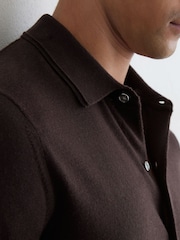 Reiss Bitter Brown Drayton Shirt - Image 3 of 6