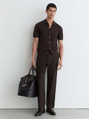 Reiss Bitter Brown Drayton Shirt - Image 4 of 6