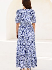 Aspiga Blue Billie Short Sleeve Cotton Dress - Image 2 of 6