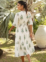 Aspiga Green Jyoti Cotton Dress - Image 3 of 5