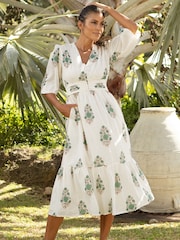 Aspiga Green Jyoti Cotton Dress - Image 4 of 5