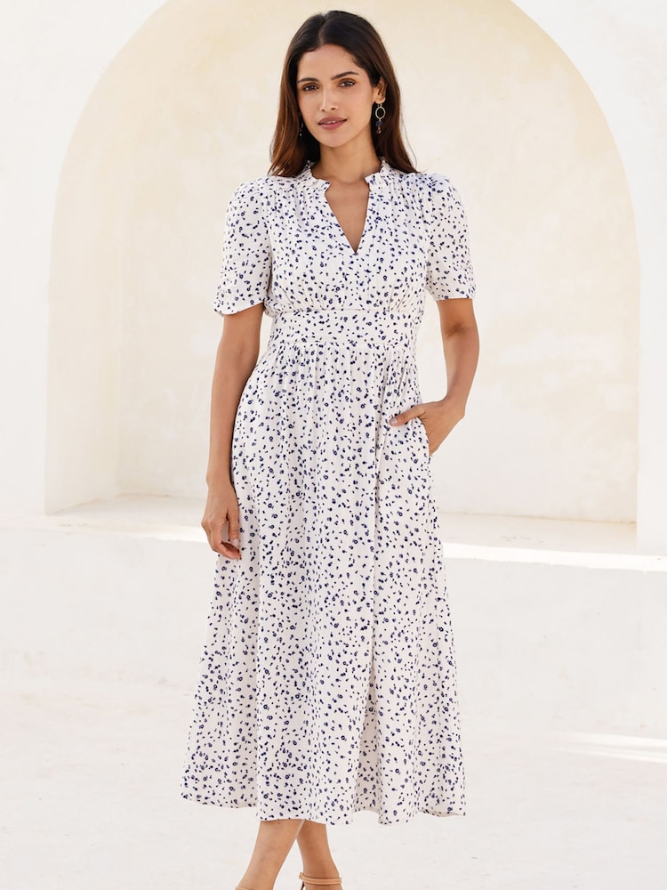 Aspiga Cream Esha Cheesecloth Dress - Image 1 of 6