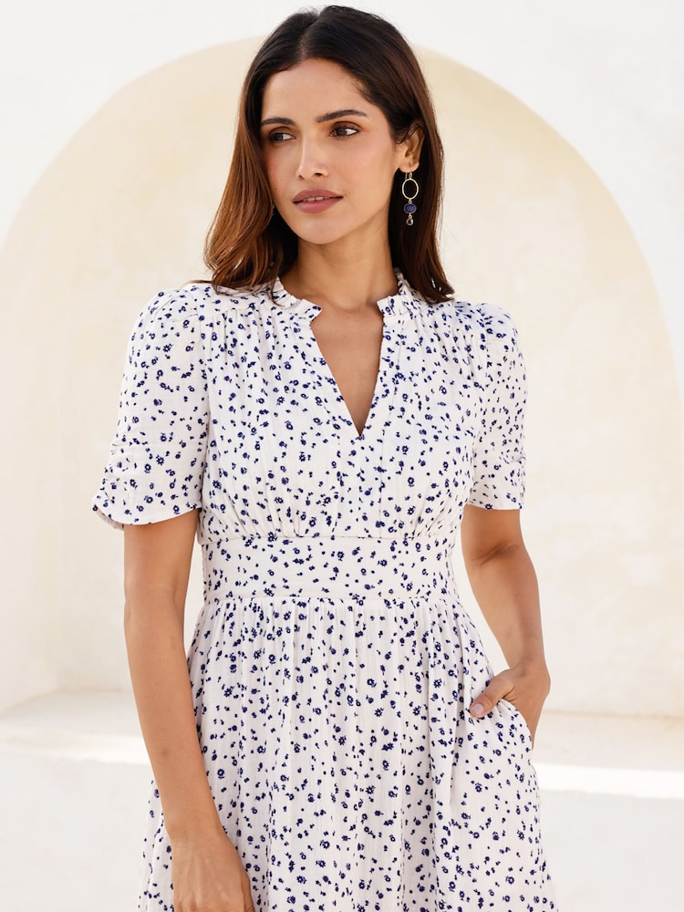 Aspiga Cream Esha Cheesecloth Dress - Image 2 of 6