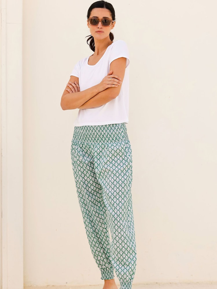 Pamučne pantalone Aspiga Harem - Slika 2 od 4