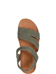 Skechers Green Lifted Comfort Sandals - Image 4 of 5