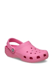 Crocs Bright Pink Adult Classic Clogs - Image 1 of 6