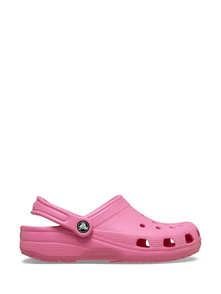 Crocs Bright Pink Adult Classic Clogs - Image 2 of 6