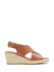 Hush Puppies Brown Willow Back Strap Sandals - Image 1 of 1