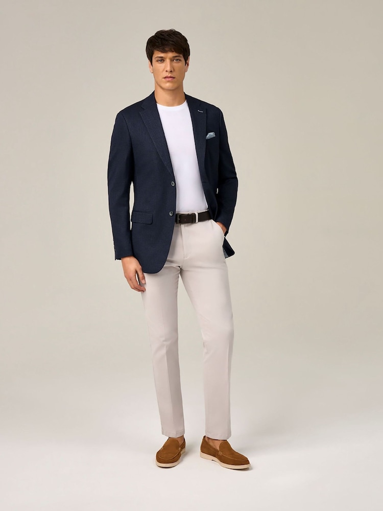 Skopes Blue Cowton Tailored Fit Jacket - Image 1 of 8