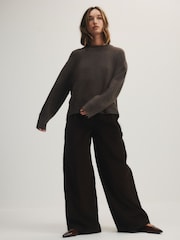 The Set Corduroy Wide Leg Trousers Brown - Image 3 of 7