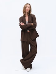 The Set Formal Blazer Chocolate Brown - Image 5 of 10
