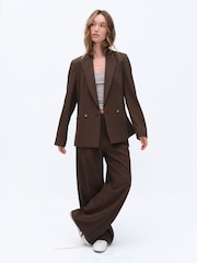 The Set Formal Blazer Chocolate Brown - Image 7 of 10