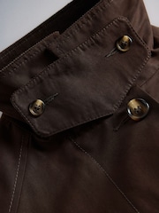 The Set Trench Coat Brown - Image 2 of 3