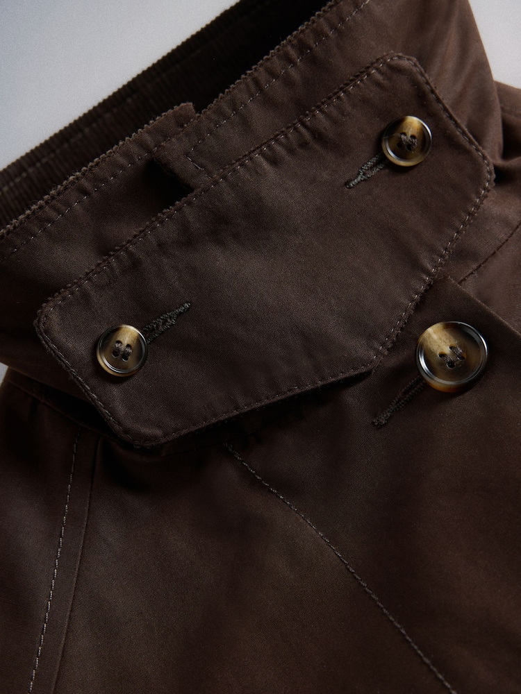 The Set Trench Coat Brown - Image 2 of 3