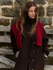 The Set Showerproof Trench Coat Brown - Image 7 of 12