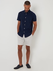 Threadbare Blue Short Sleeve Shirt - Image 3 of 4