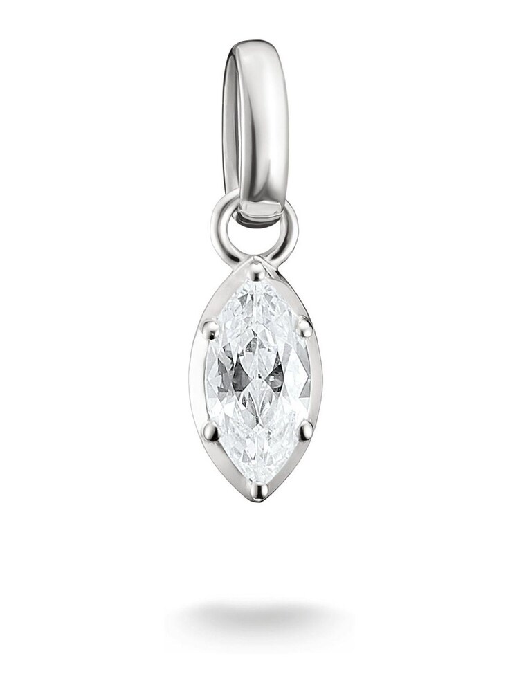 Thomas Sabo White Connect April Birthstone Charm - Image 1 of 2