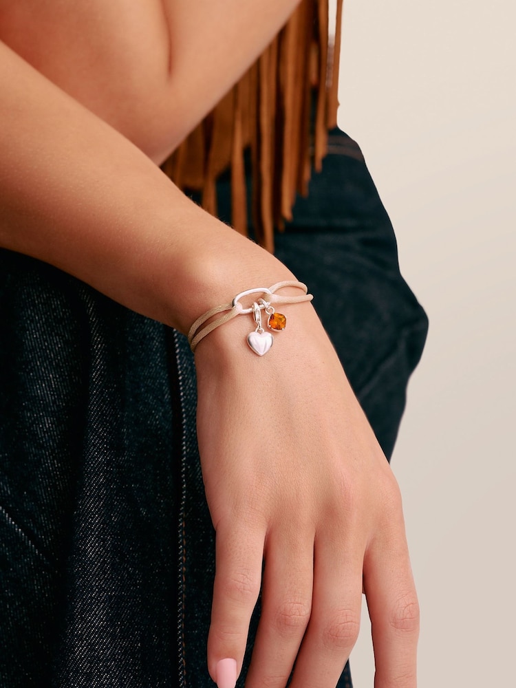 Thomas Sabo Orange Connect October Birthstone Charm - Image 3 of 3