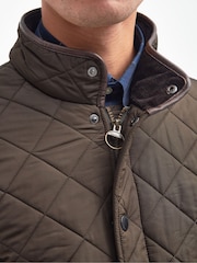 Barbour® Brown Powell Quilted Jacket - Image 5 of 9